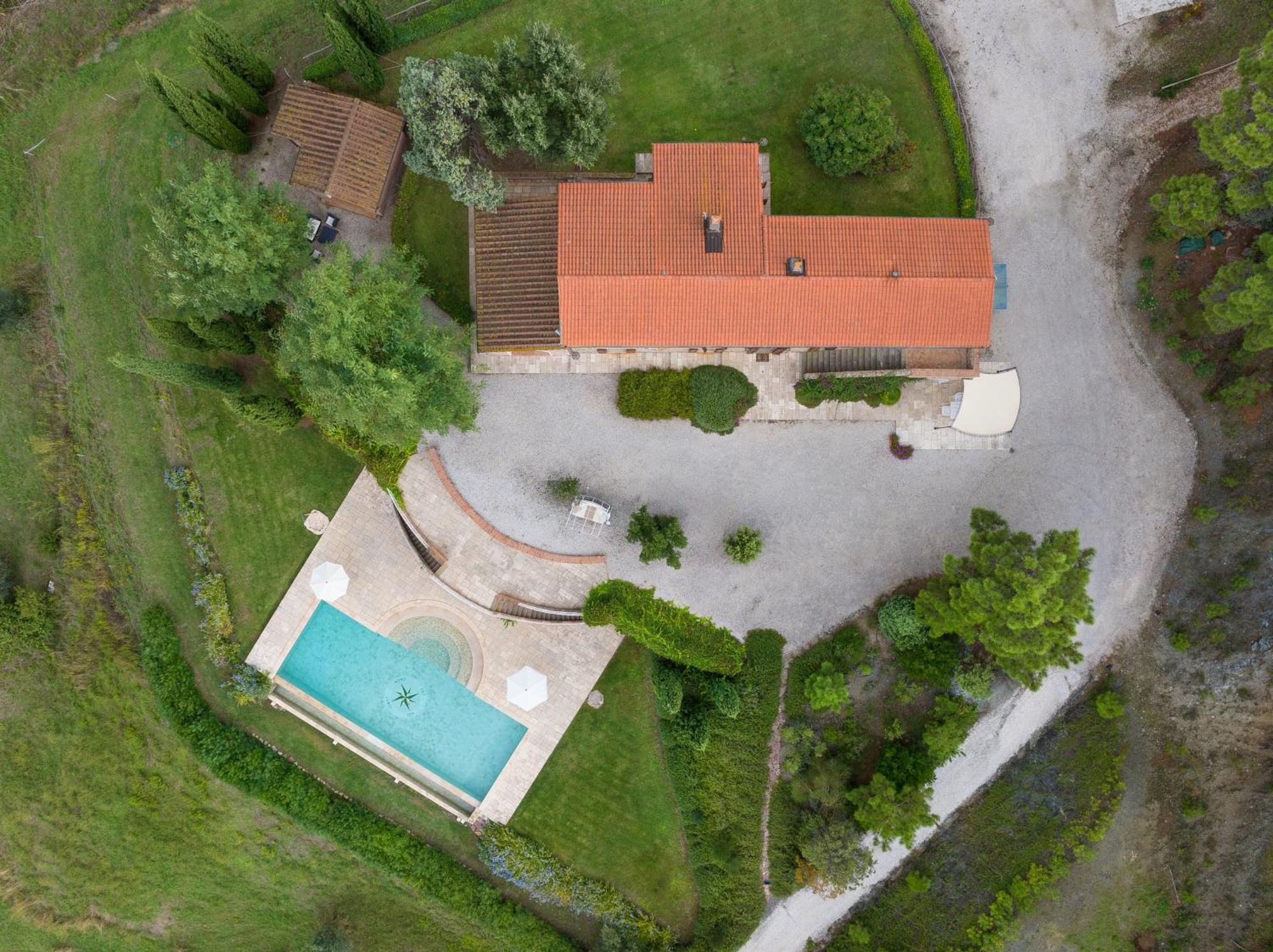 Villa Cava Alta Riparbella Exterior photo