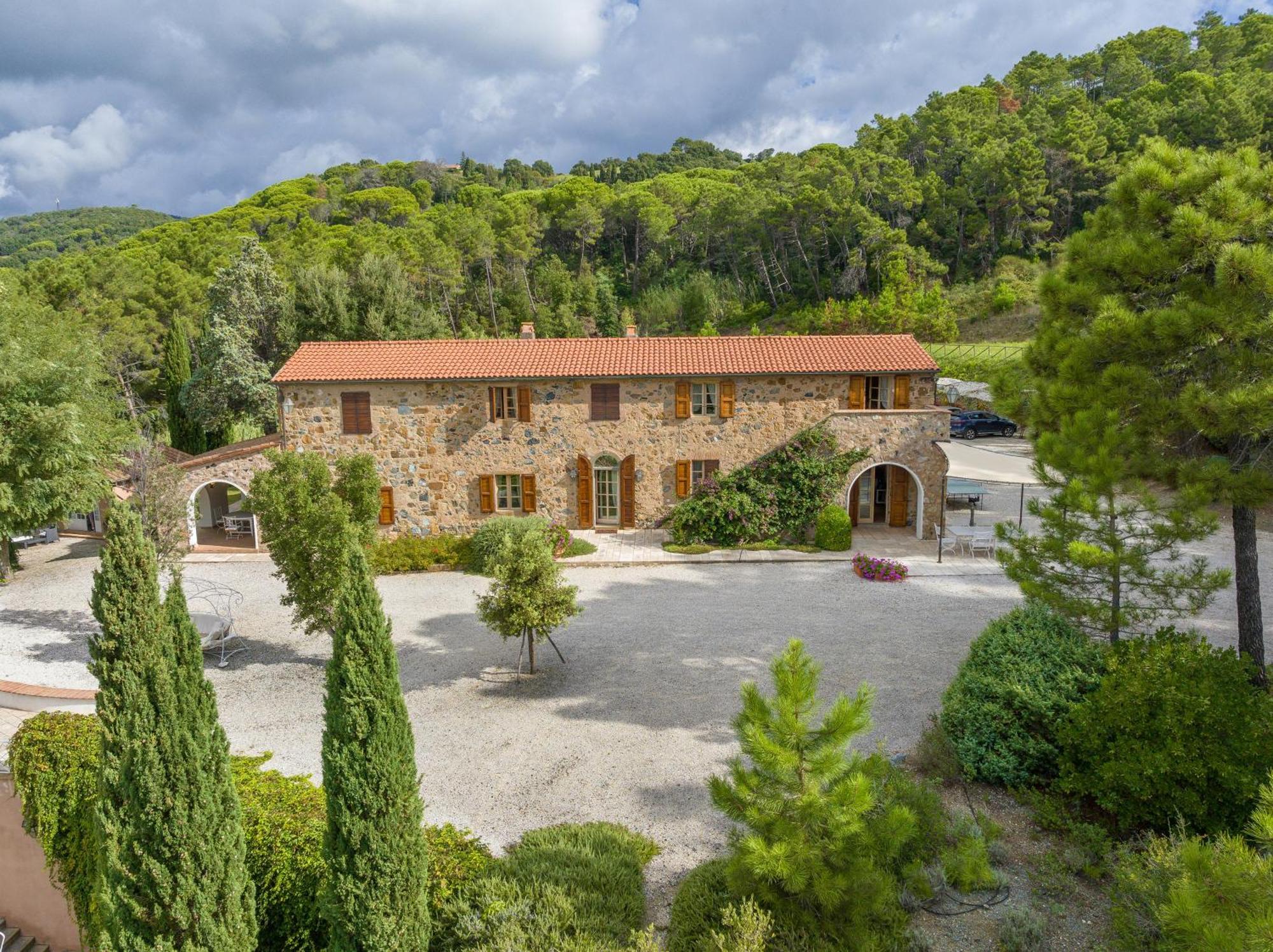 Villa Cava Alta Riparbella Exterior photo