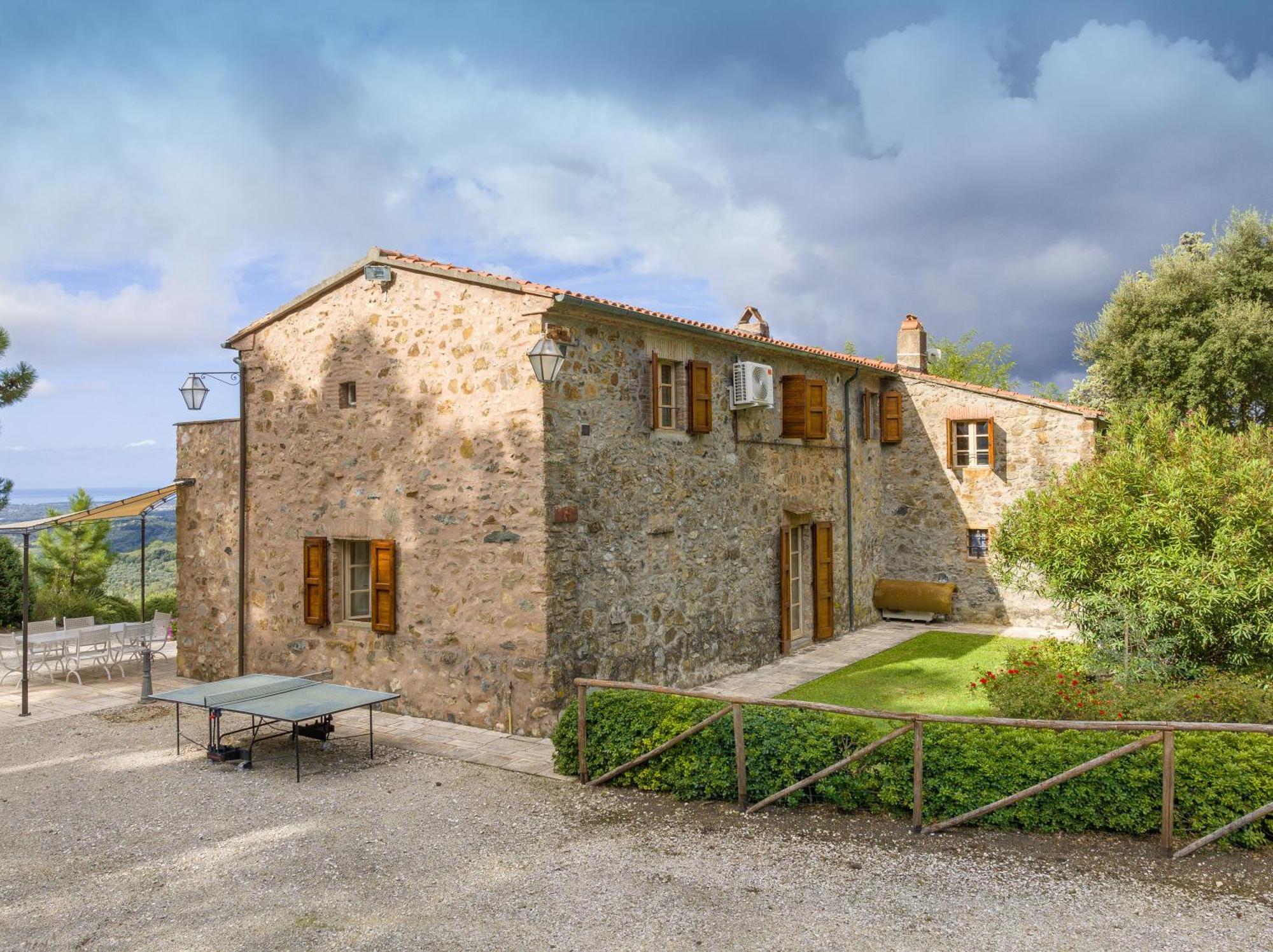 Villa Cava Alta Riparbella Exterior photo